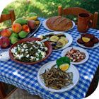 Greek traditional food from Rodos